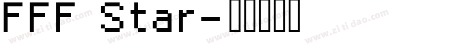 FFF Star字体转换
